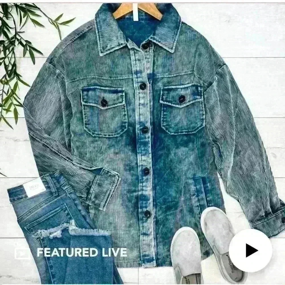 NWOT Blue Shacket #24